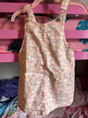 Winder Nation Pink Floral Pinafore Jumper